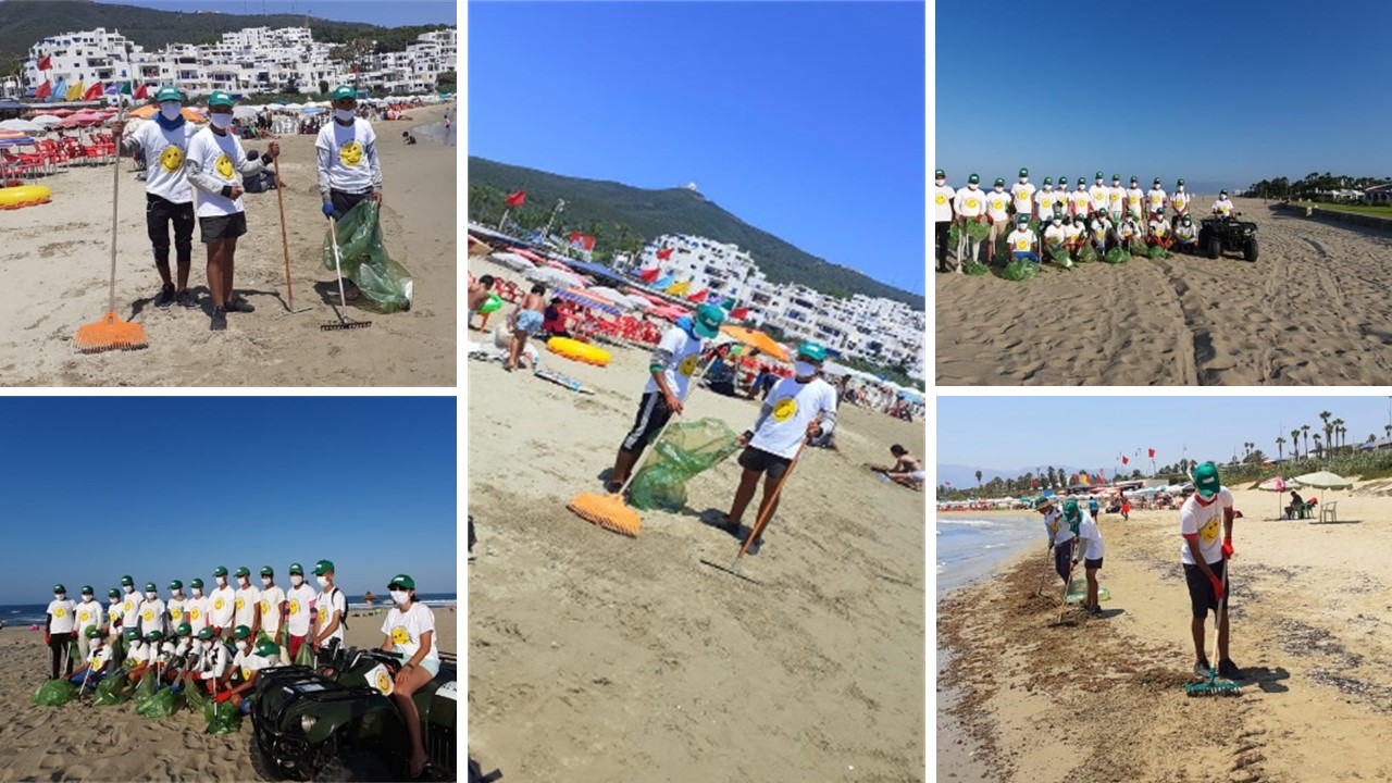 Aménagement et management des Plages Martil et Cabo Negro 2020 - Fondation ONA - Commune de Martil